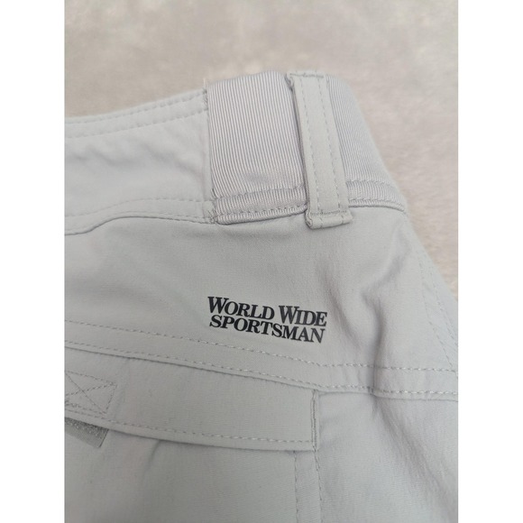 World Wide Sportsman Pants Womens 6 Gray Convertible Cargo Hiking Lightweight - Picture 15 of 16